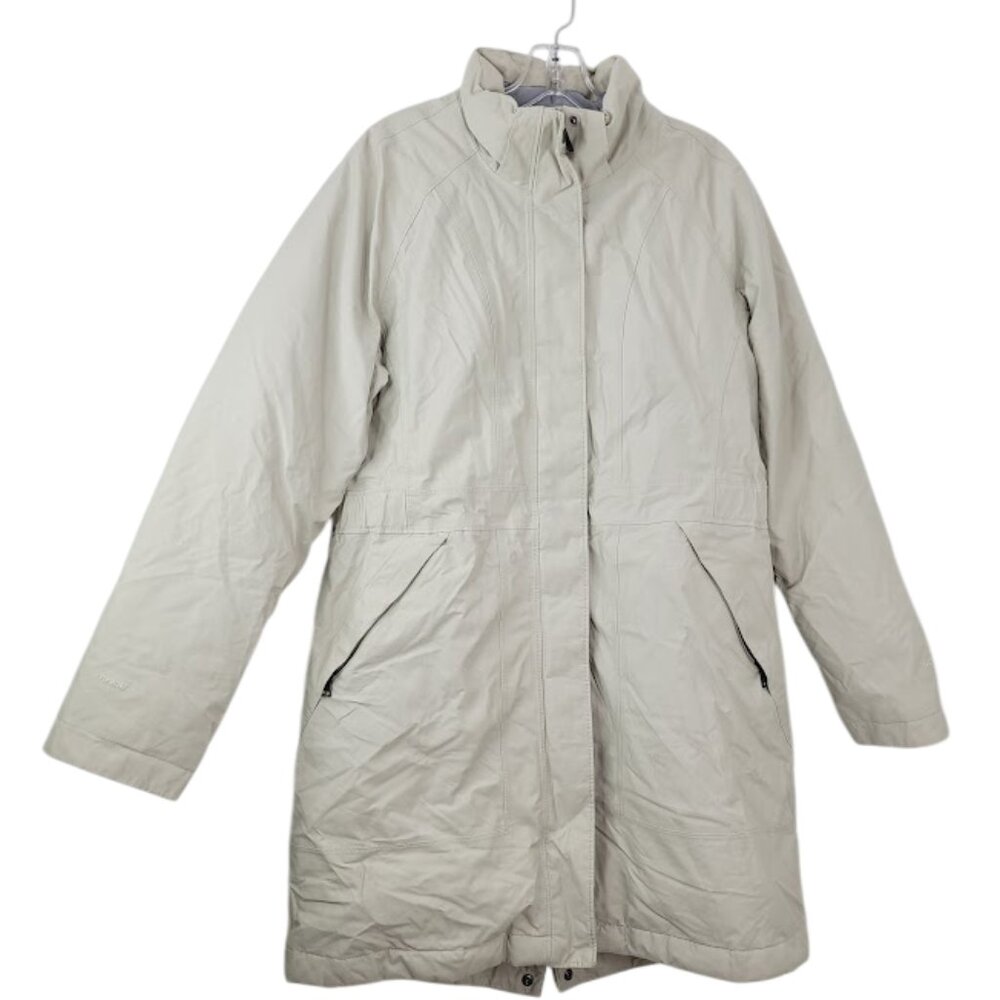 The North Face Women's Ivory Dryvent‎ Outdoor Shell Snow Parka Jacket Size L